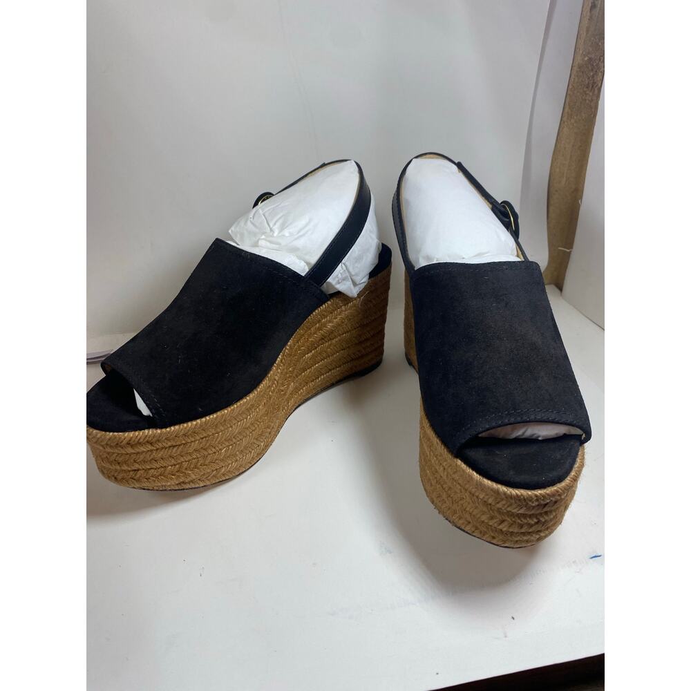 Jimmy Choo Deya 95 Suede Espadrille Wedges W8.5 - Picture 3 of 9